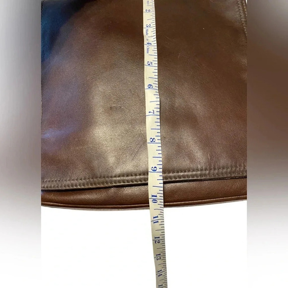 Vintage Coach Monterey Brown Leather Bag - Soft Flap 9829 - Picture 14 of 16